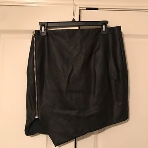 Black Leather Skirt